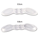 5 Pairs Soft And Abrasion-Resistant GEL Heel Stickers High-Heeled Laces Sticky Invisible Transparent Anti-Drop Heel Stickers, Thin Section-Transparent, Thick Section-Transparent