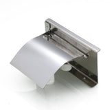 4103 Stainless Steel Roll Paper Holder Mobile Phone Paper Towel Rack Hotel Bathroom Rack, Color:, Mirror, Black