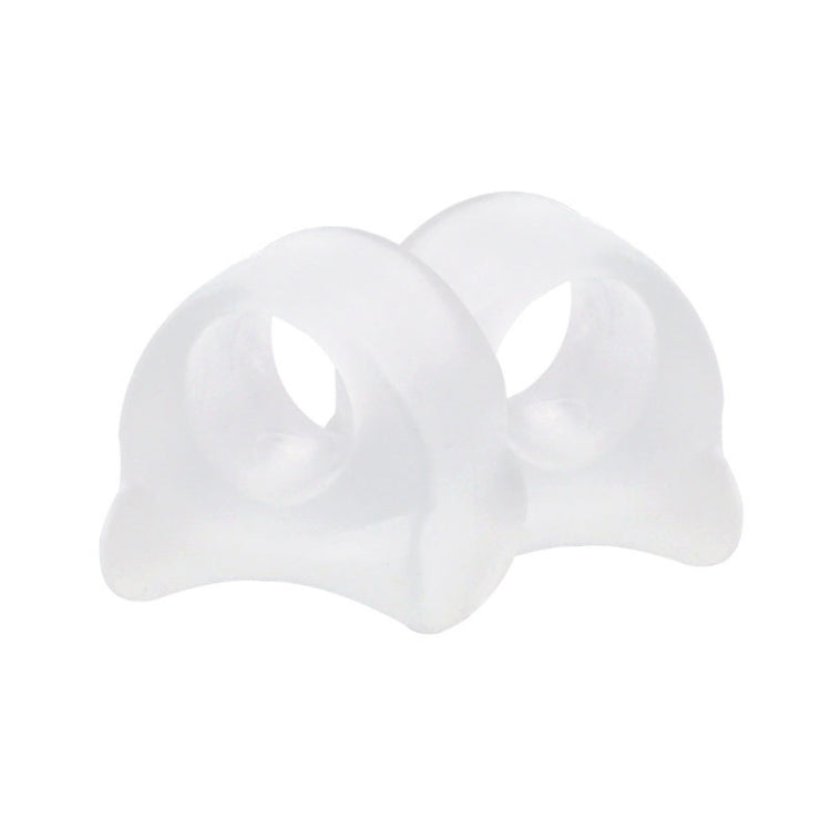 10 Pairs Great Toe Orthosis Separator Soft and Comfortable Toe Care Cover, S, M, L L Transparent