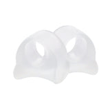 10 Pairs Great Toe Orthosis Separator Soft and Comfortable Toe Care Cover, S, M, L L Transparent