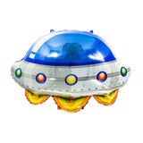 10 PCS Space Aluminum Film Balloon Children Decorate Birthday Party Decoration Balloons,Style:, Golden Space Man, Double-sided Space Man, Round Rocket, Space Rocket, Astronaut, Earth, Retro Plane, Universe, Space Birthday, Blue Universe