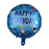 10 PCS Space Aluminum Film Balloon Children Decorate Birthday Party Decoration Balloons,Style:, Golden Space Man, Double-sided Space Man, Round Rocket, Space Rocket, Astronaut, Earth, Retro Plane, Universe, Space Birthday, Blue Space Birthday