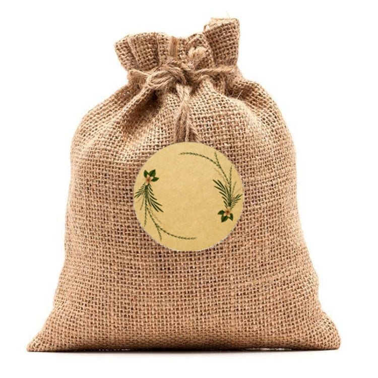 Rolled Handwritten Kraft Paper Sticker Gift Wedding Baking Decoration Label, 2 Inch / 50mm