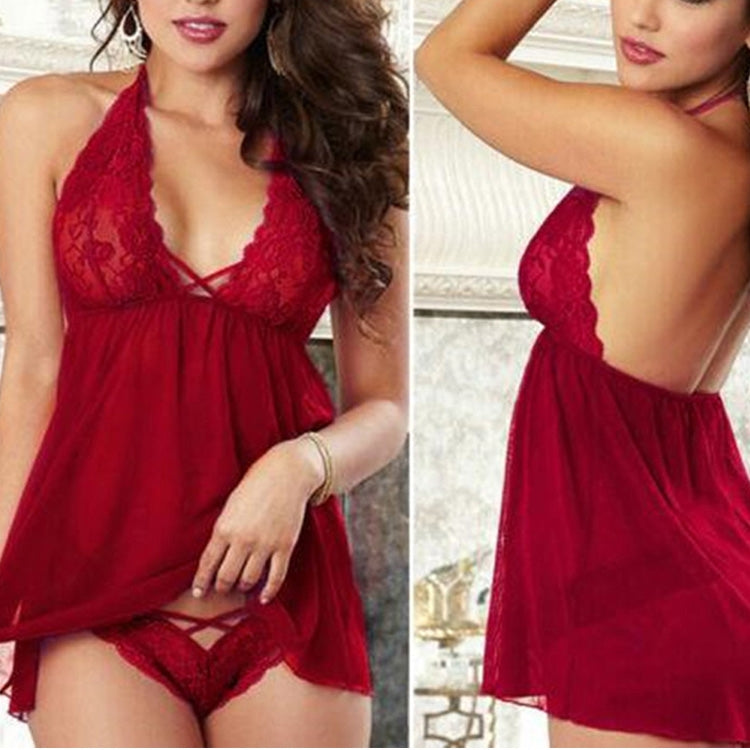 Women Sexy Lingerie Lace Babydoll Chemise Porno Petticoat, S, M, L, XL, XXL, XXXL - Zen Craft