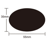 PVC Removable Waterproof Sticker Kitchen Label Blackboard Sticker, 55x35mm