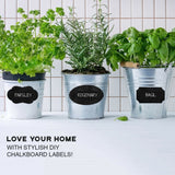 PVC Removable Waterproof Sticker Kitchen Label Blackboard Sticker, 55x35mm