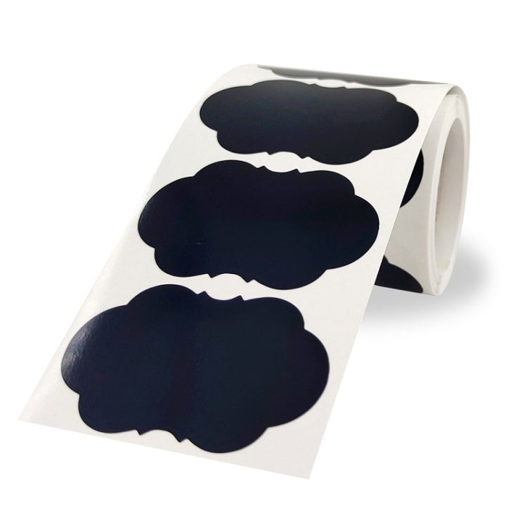 Special-shaped Blackboard PVC Sticker Rewritable Jar Marker Sticker, 35x55mm