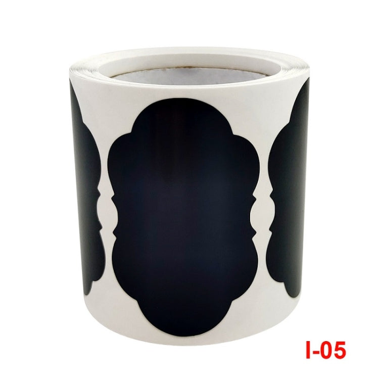 Special-shaped Blackboard PVC Sticker Rewritable Jar Marker Sticker, 35x55mm