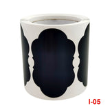 Special-shaped Blackboard PVC Sticker Rewritable Jar Marker Sticker, 35x55mm