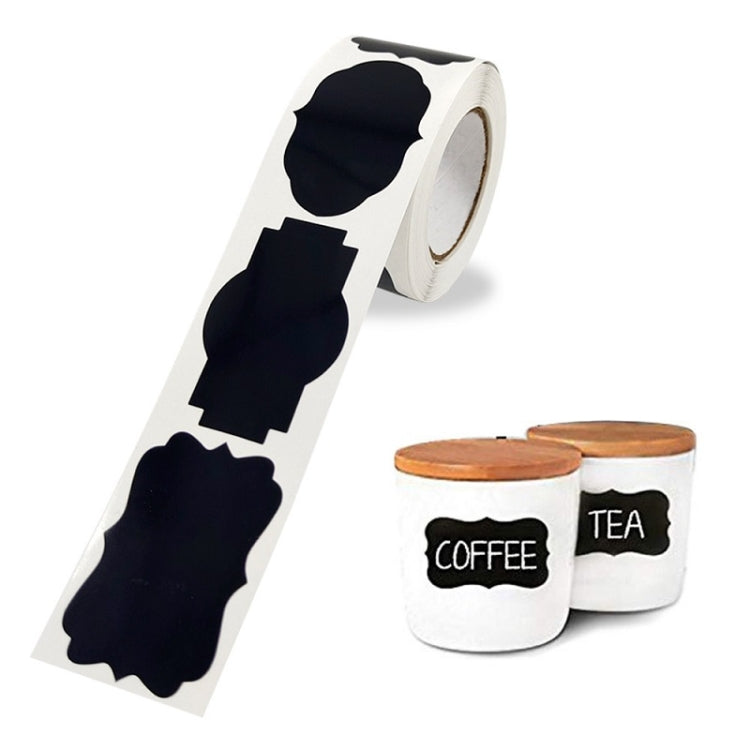 PVC Removable Waterproof Sticker Kitchen Decoration Blackboard Label, 55x35mm