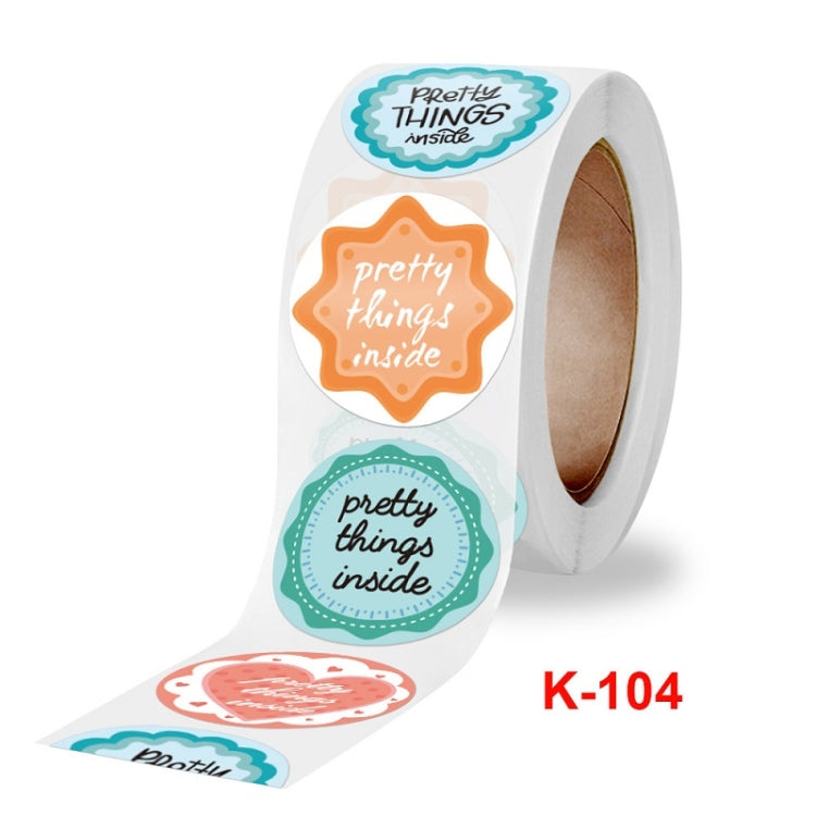 10 PCS Thank You Goods Decorative Sealing Stickers Envelope Decorative Stickers, K-104 Stickers