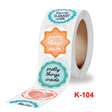 10 PCS Thank You Goods Decorative Sealing Stickers Envelope Decorative Stickers, K-104 Stickers