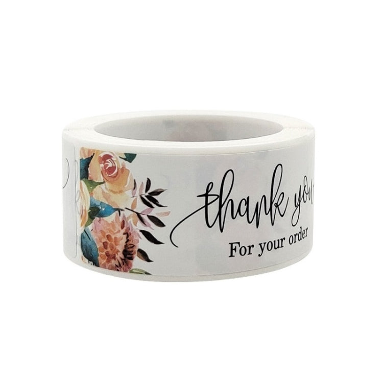 10 PCS Thank You Flower Sticker Gift Wrap Sealing Sticker, A-415, A-416, A-417 A-415 A-415