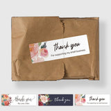 10 PCS Thank You Flower Sticker Gift Wrap Sealing Sticker, A-415, A-416, A-417