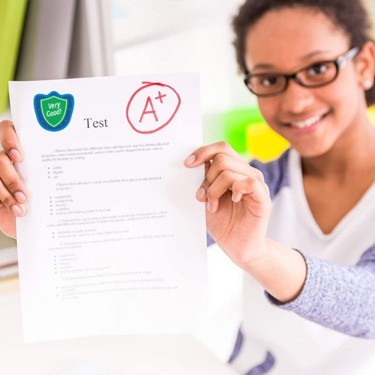 Teachers Reward Students With Cartoon Pattern Fun Encouragement Stickers Gift Decoration Label, 25x25mm