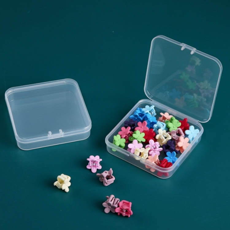 20 PCS Square Plastic Box With Cover Transparent Storage Box PP Parts Tool Box Electronic Component Accessories Box, 20 PCS Square