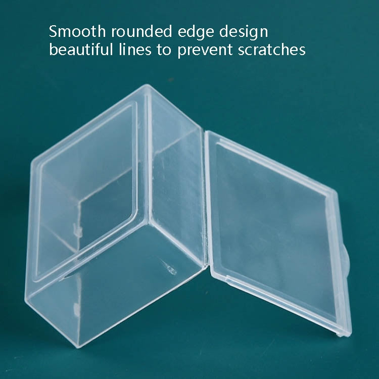 30 PCS Rectangular Transparent Plastic Box PP Universal Box Parts Hardware Tool Storage Box, 30 PCS