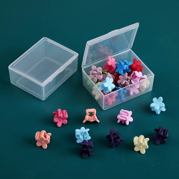 30 PCS Rectangular Transparent Plastic Box PP Universal Box Parts Hardware Tool Storage Box, 30 PCS