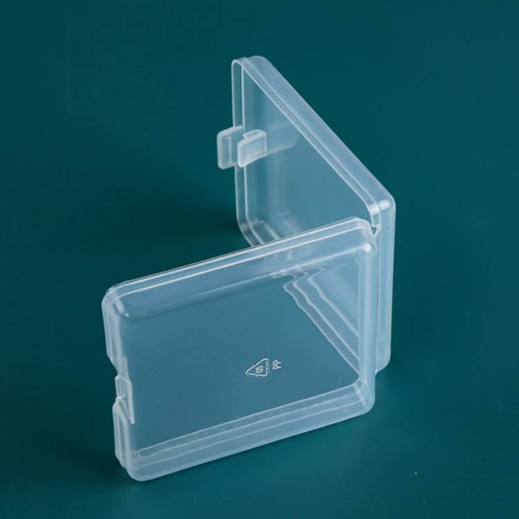 20 PCS With Cover Transparent PP Plastic Box Parts Jewelry Storage Box, 20 PCS