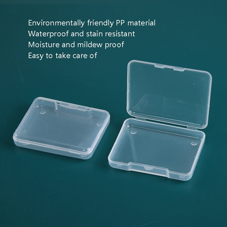 30 PCS Rectangular PP Transparent Plastic Box Parts Hardware Tool Accessories Storage Box, 30 PCS Rectangular
