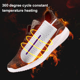 10W Household Shoe Dryer Shoe Deodorant Shoe Dryer Smart Timed Folding Shoe Baker Socks Dryer, With Purple Lamp EU Plug, Without Purple Lamp EU Plug