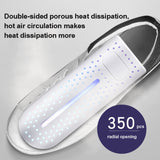 10W Household Shoe Dryer Shoe Deodorant Shoe Dryer Smart Timed Folding Shoe Baker Socks Dryer, With Purple Lamp EU Plug, Without Purple Lamp EU Plug