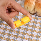 10 PCS H011 Food Preservation And Moisture-Proof Sealing Elastic Clip Snack Food Sealing Clip, Purple, White, Green, Black, Yellow