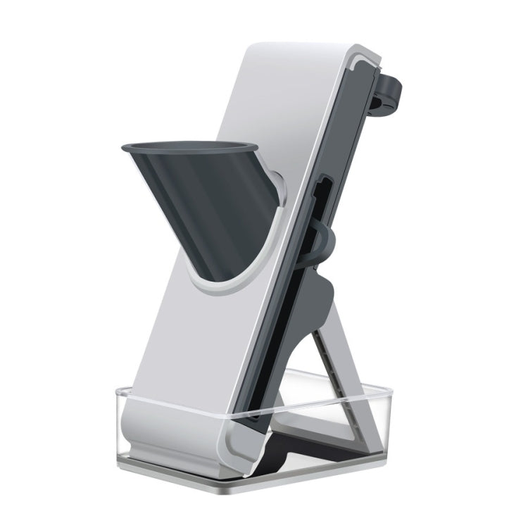 Hand Cutting Cutter Kitchen Lever Slicer Pressing Grater, Simple Gray, Simple Blue