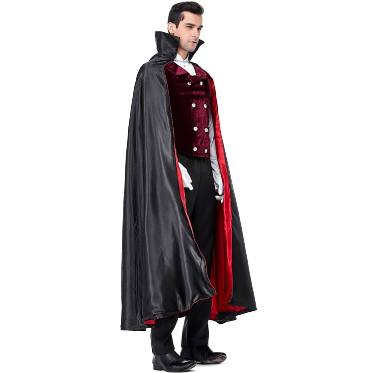 PS6831 Halloween Vampire Costume Castle Men Drag Costume, M, XL
