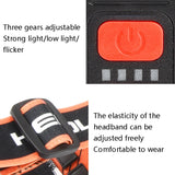 Large Flush COB Headlight Outdoor Camping SMD Headlight, Style:, Rechargeable, Dry Battery, Rechargeable+4 Buckles