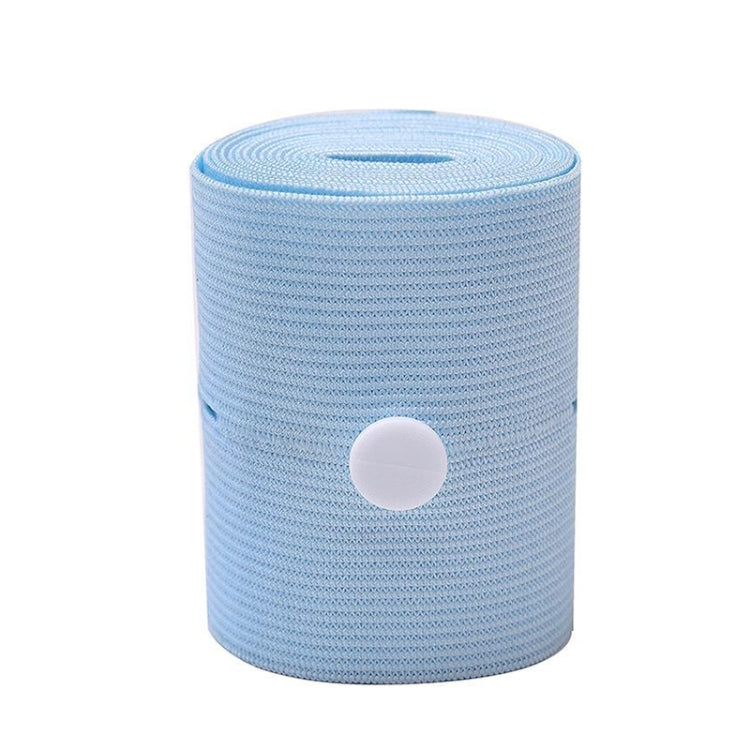 TH20150808 Fetal Monitoring Belt Widened Pregnant Women Check-up Adjustable Buttonhole Elastic Strap Monitoring Belt, Size:, 5x120cm, 6x130cm 5x120cm Sky Blue