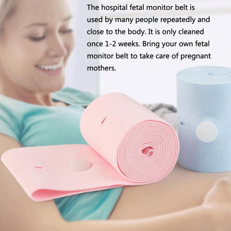 TH20150808 Fetal Monitoring Belt Widened Pregnant Women Check-up Adjustable Buttonhole Elastic Strap Monitoring Belt, Size:, 5x120cm, 6x130cm