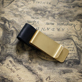 Vintage Notebook Leather Pen Clip Metal Pen Holder,Style:, Stainless Steel, Brass Brass