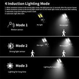 TG-TY097 2-Heads Solar Light Outdoor Human Body Induction Wall Lamp Garden Street LED Light, 200 COB