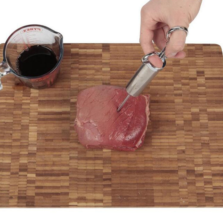 Stainless Steel Seasoning Turkey Syringe Kitchen Seasoning Syringe, 8 in 1, 9 in 1, 10 in 1