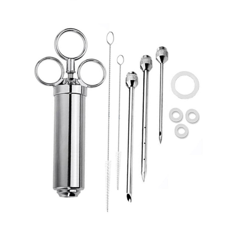 Stainless Steel Seasoning Turkey Syringe Kitchen Seasoning Syringe, 8 in 1, 9 in 1, 10 in 1