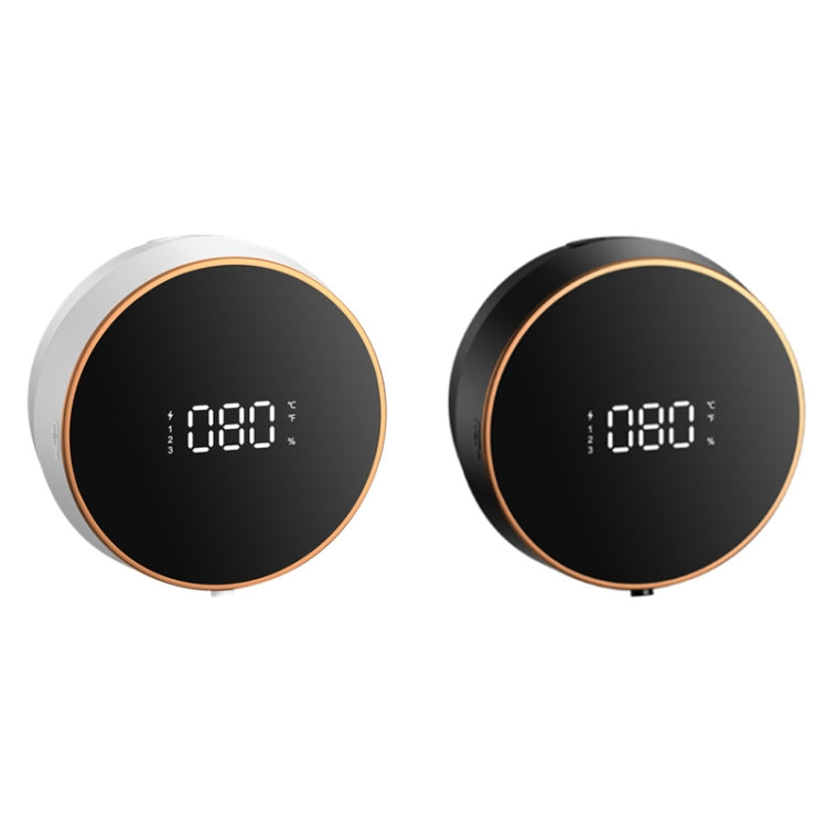 W1 Wall-Mounted Smart Infrared Sensor USB Charging Foam Soap Dispenser, White, Black