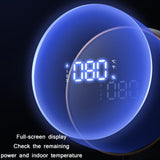 W1 Wall-Mounted Smart Infrared Sensor USB Charging Foam Soap Dispenser, White, Black