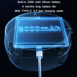 W1 Wall-Mounted Smart Infrared Sensor USB Charging Foam Soap Dispenser, White, Black