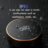 W1 Wall-Mounted Smart Infrared Sensor USB Charging Foam Soap Dispenser, White, Black