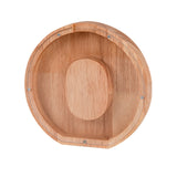 Wooden English Alphabet Piggy Bank Transparent Acrylic Piggy Bank O