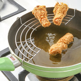 Semi-Circular Stainless Steel Drain Rack Kitchen Steamed Vegetables Rack, Size: Large 30cm, 24cm, 26cm, 30cm