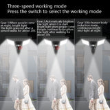 TG-TY081 LED Solar Wall Light Body Sensation Outdoor Waterproof Courtyard Lamp with Remote Control, Style:, 138 LED Integrated, 160 LED Integrated, 138 COB Integrated, 160 COB Integrated, 138 LED Splitable, 160 LED Splitable, 138 COB Splitable         ...