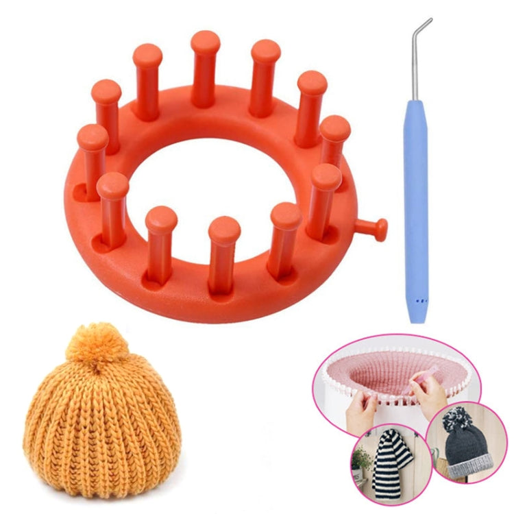 2 in 1 Circular Hand Knitting Machine Woolen Needle Hook Jacquard Weaver Sweater Hat Making Tool Default Title