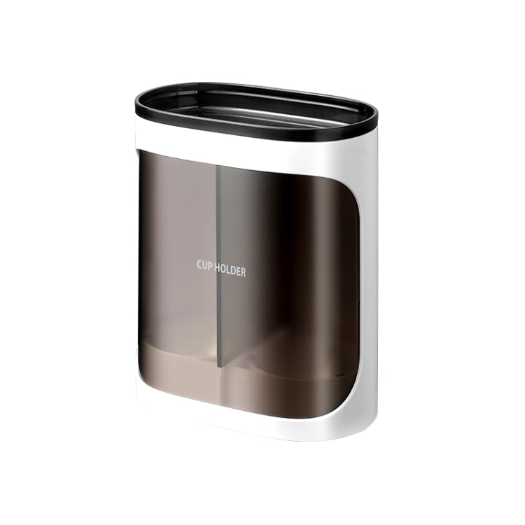 Wall-Mounted Disposable Cup Remover Punch-Free Cup Holder Home Office Convenient Cup Holder, Binocular White, Binocular Green, Monocular White, Monocular Green Binocular White