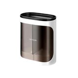 Wall-Mounted Disposable Cup Remover Punch-Free Cup Holder Home Office Convenient Cup Holder, Binocular White, Binocular Green, Monocular White, Monocular Green Binocular White