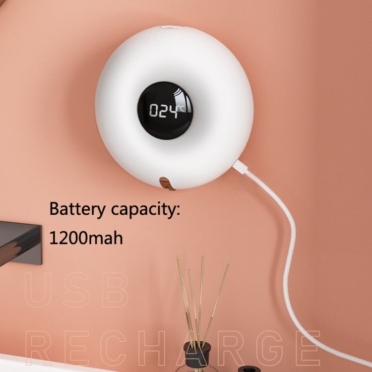 ZC01 Intelligent Wall-Mounted Hand Washing Automatic Soap Dispenser Induction Foamer, ZC01 White