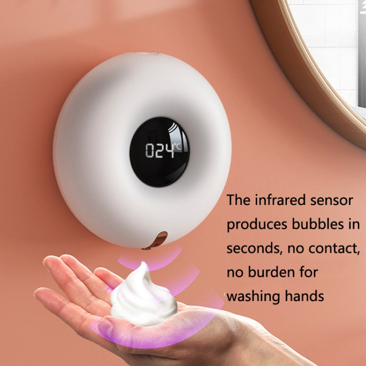 ZC01 Intelligent Wall-Mounted Hand Washing Automatic Soap Dispenser Induction Foamer, ZC01 White