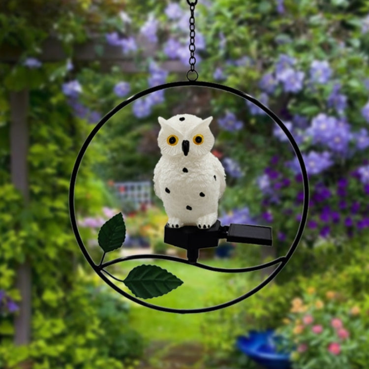 Outdoor Waterproof Garden Solar Simulation Animal Lawn LED Landscape Light, Owl, Bird