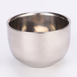 Stainless Steel Animal Hair Beard Brush Manual Stirring And Foaming Shaving Tool, Bowl + Brush, Single Brush
